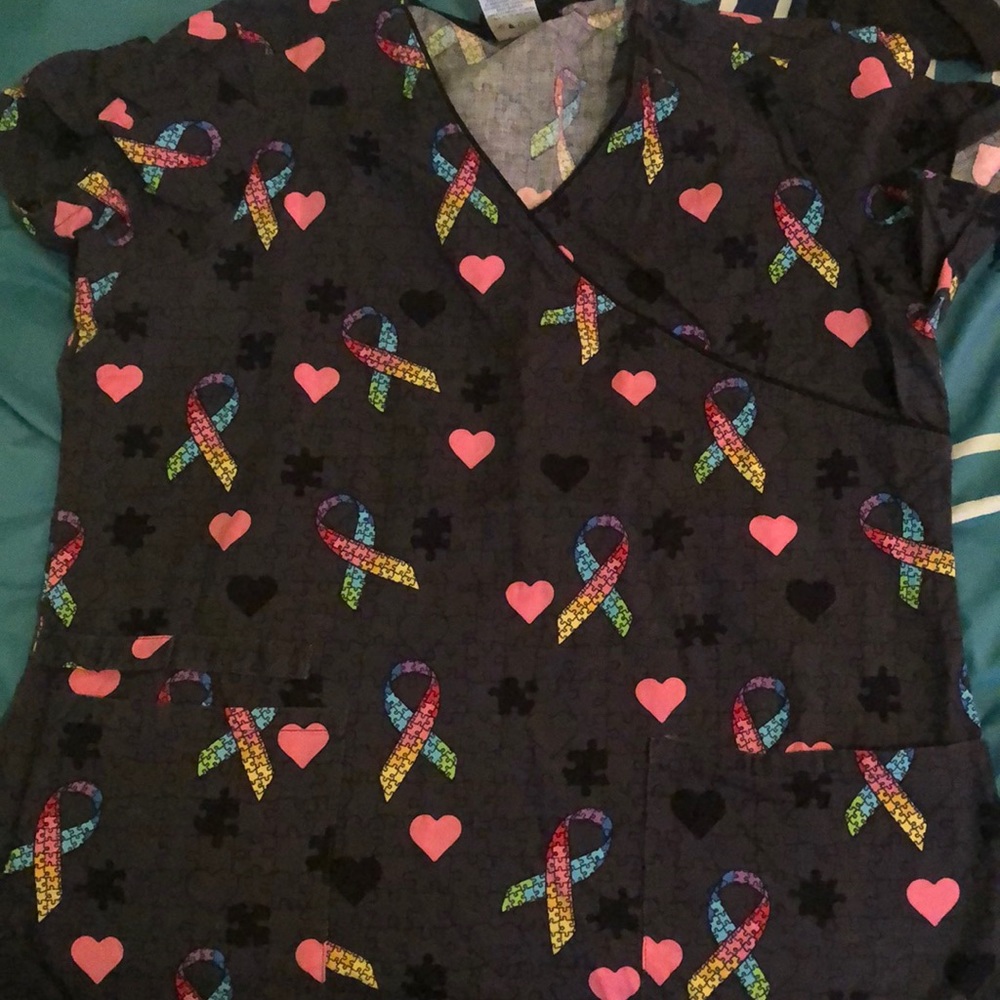 Scrub top, hardly worn for clinicals